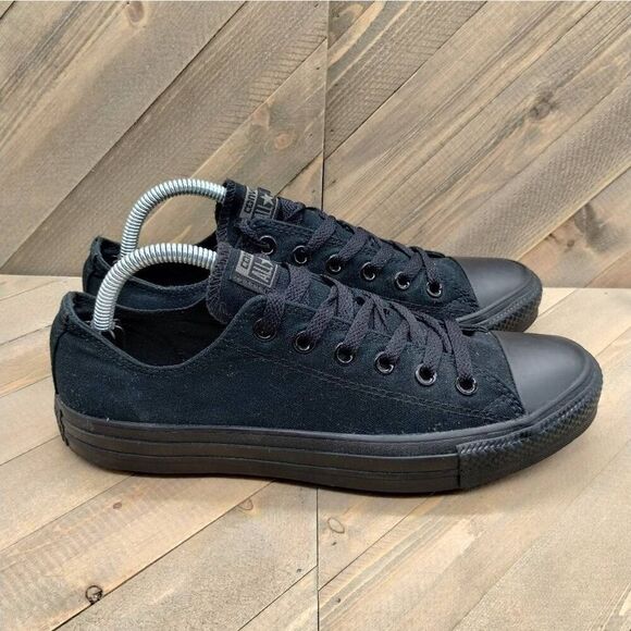 Converse Chuck Taylor‎ All Star Low Triple Black Casual Sneakers Mens Size 8 main image 4